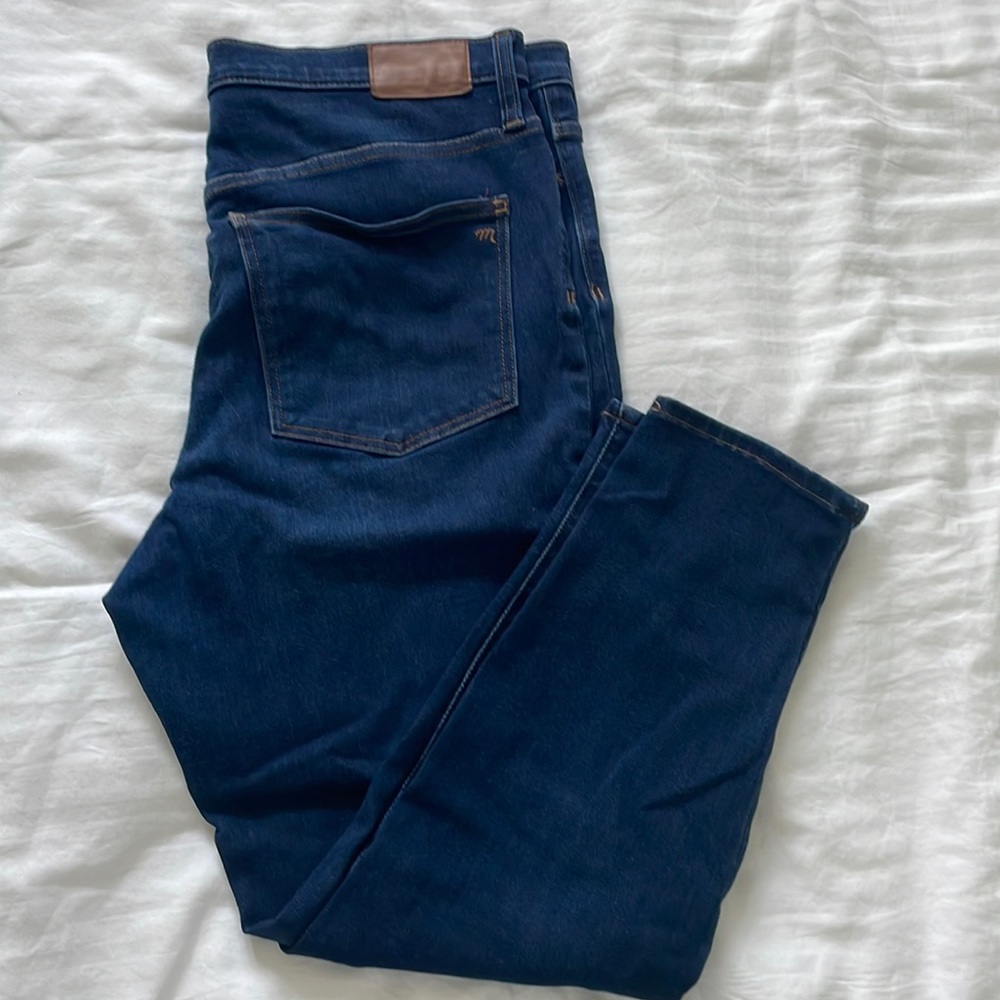 MADEWELL 10” HIGH-RISE SKINNY - great condition!